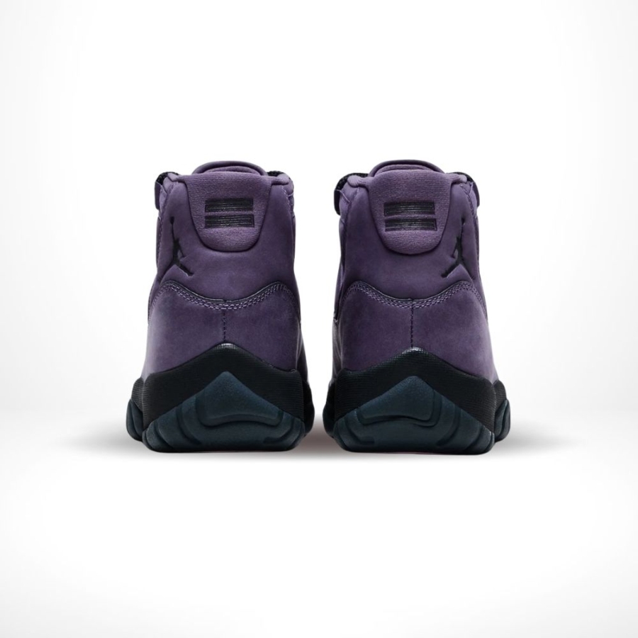 Rear view of the Air Jordan 11