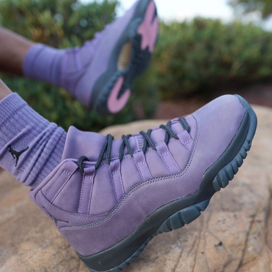 On-foot of the Air Jordan 11