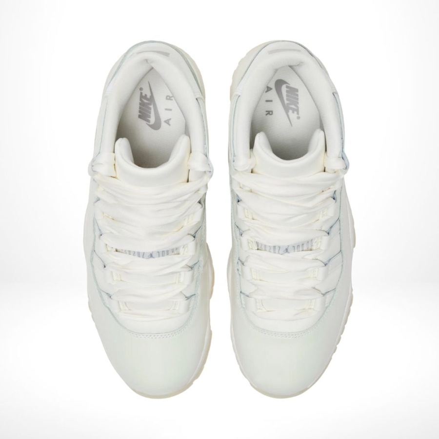 Top-down view of the Air Jordan 11