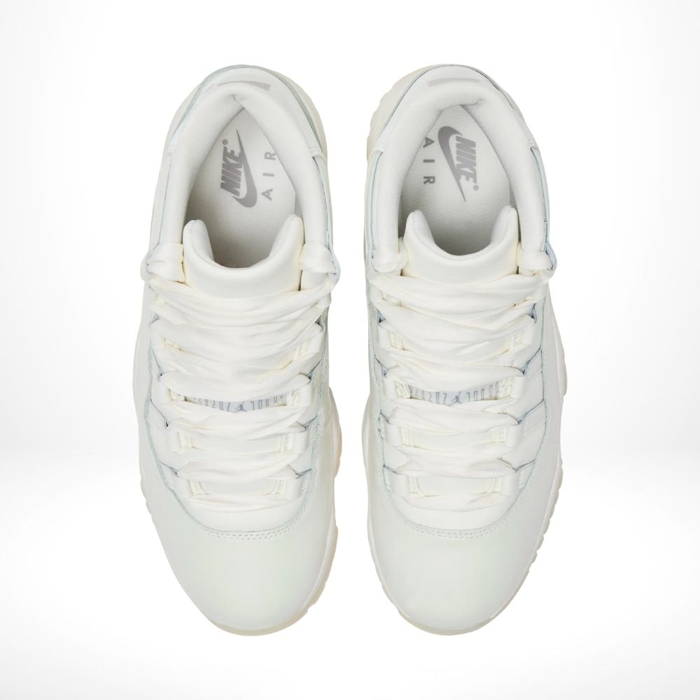 Top-down view of the Air Jordan 11