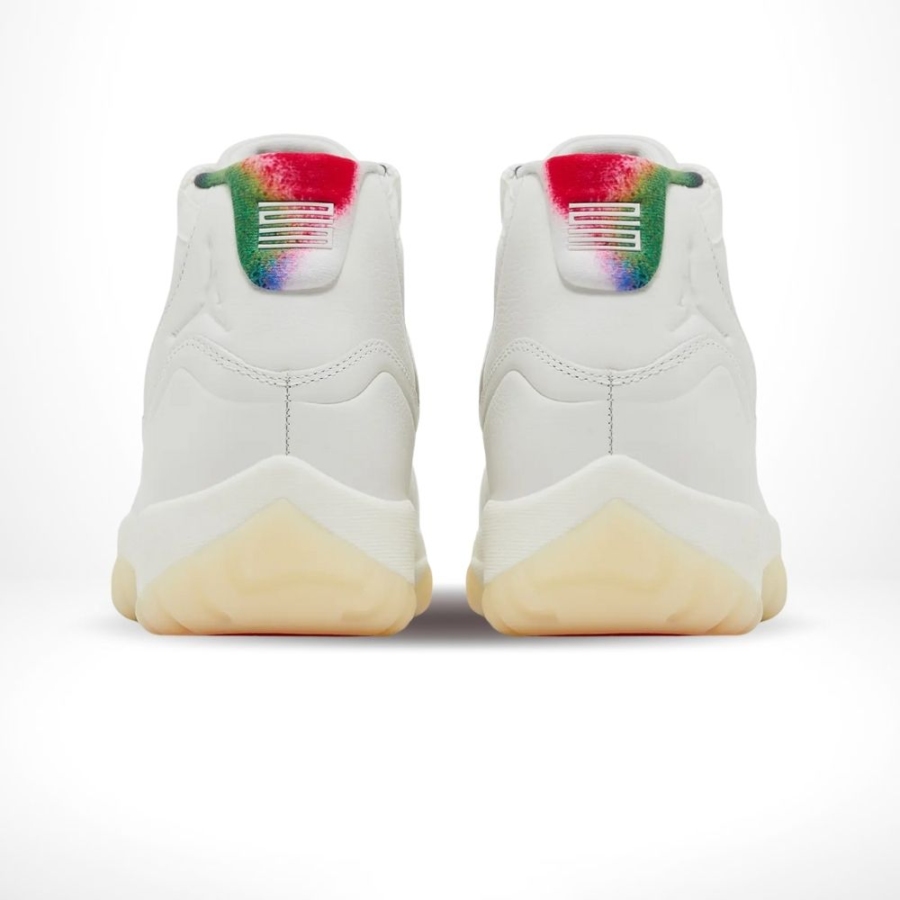 Rear view of the Air Jordan 11