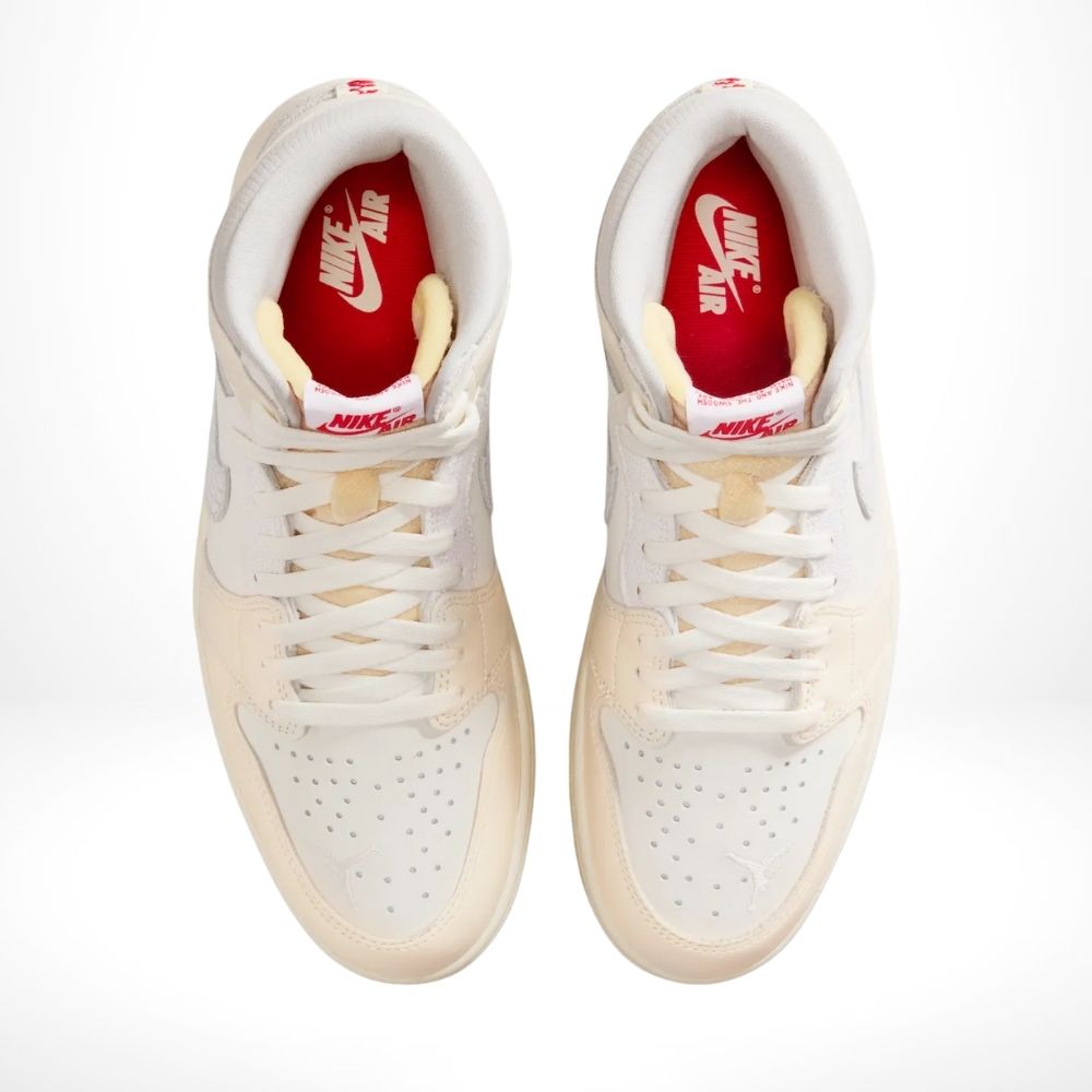 Top-down view of the Air Jordan 1