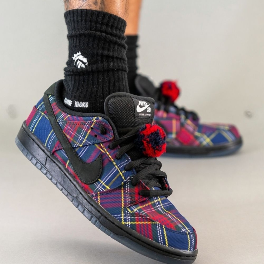 On-foot of the Nike SB Dunk Low